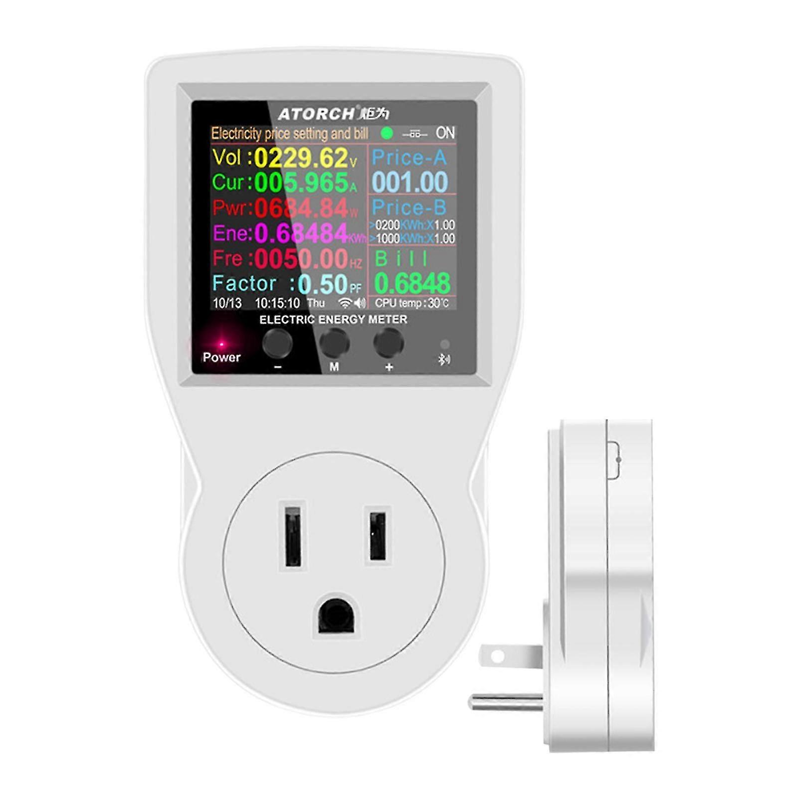 Metering Socket US Adapter Control Power Metering Socket for Home Appliances Style A