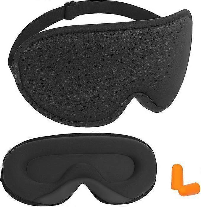 Sleep Mask,3D Contoured Sleeping Mask,99% Light Blocking Eye Mask, Zero Eye
