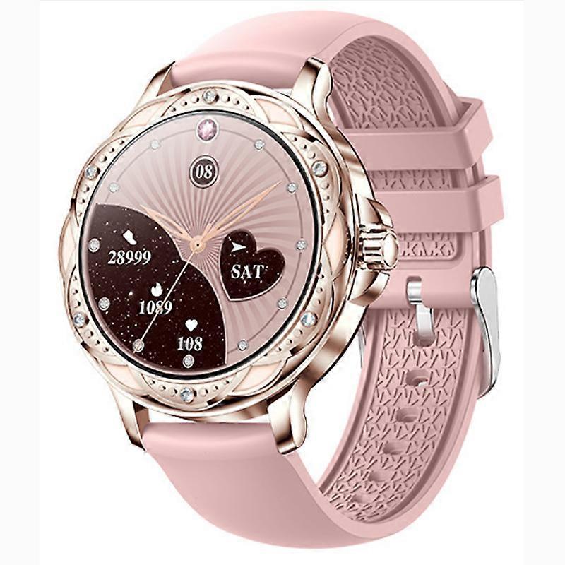 Smartwatch for Women with Bluetooth Calling, Blood Pressure and Heart Rate Monitoring, Notifications, Weather Updates, Sports Tracking, and Step Count