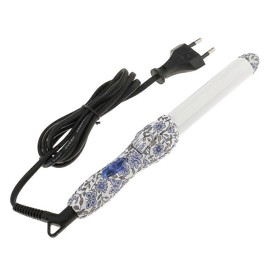 Mini modelador de ferro cerâmico Deepwave Modelador de cabelo elétrico Curl Wand EU Rose Red