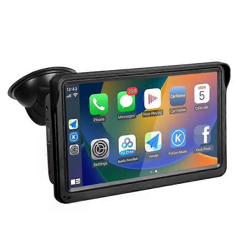 7 Zoll Bluetooth 5.0 Tragbarer CarPlay-Monitor