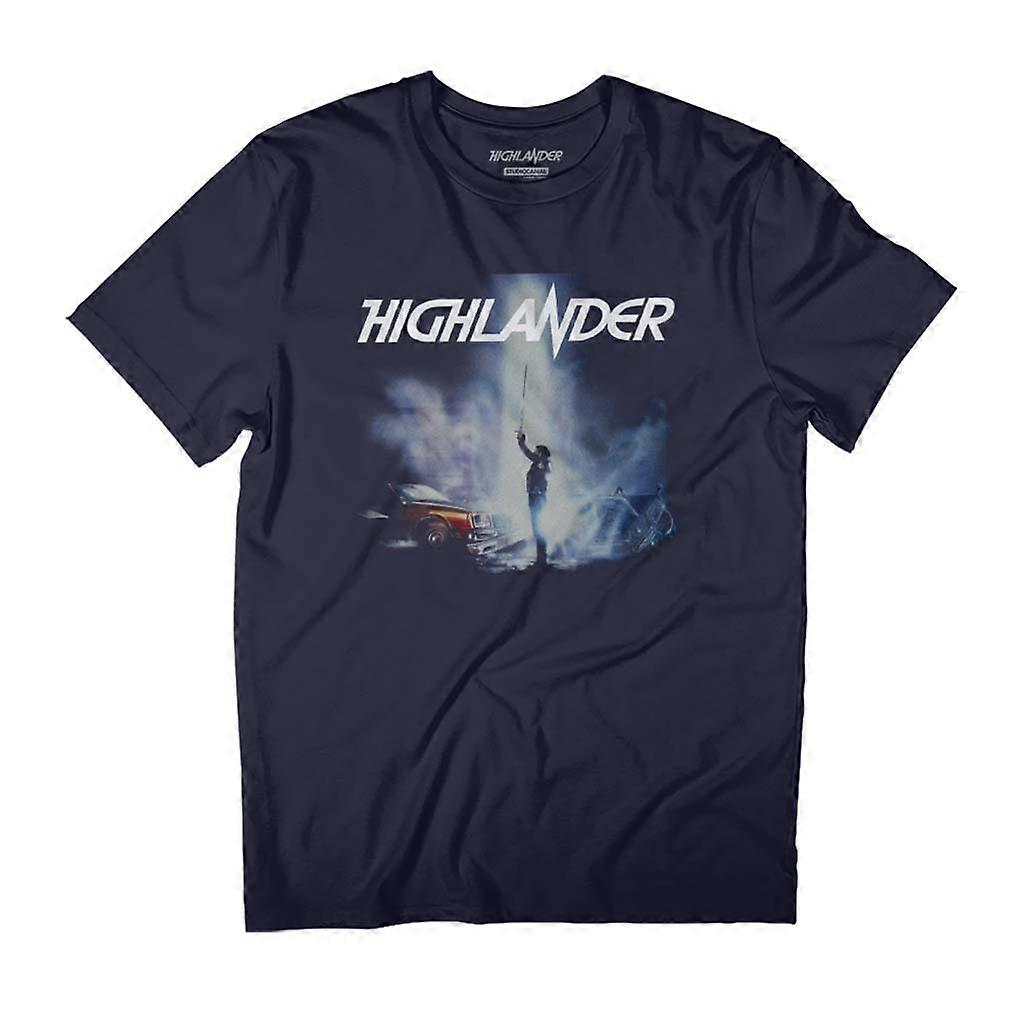 Highlander 1986 Duncan Macleod Lightning Men's T-Shirt