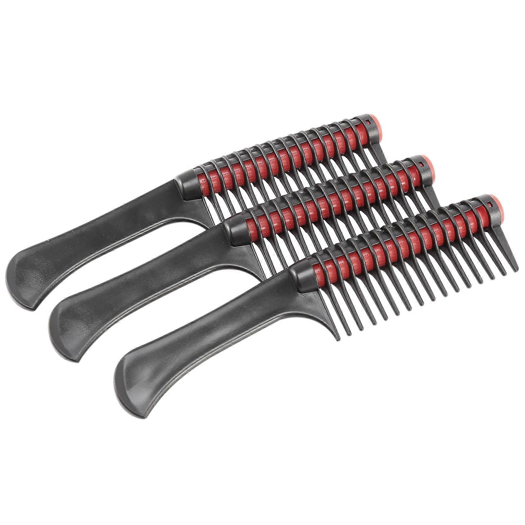 3 Pack Comb Roller Detangling Roller Comb Integrated Hair Roller Comb