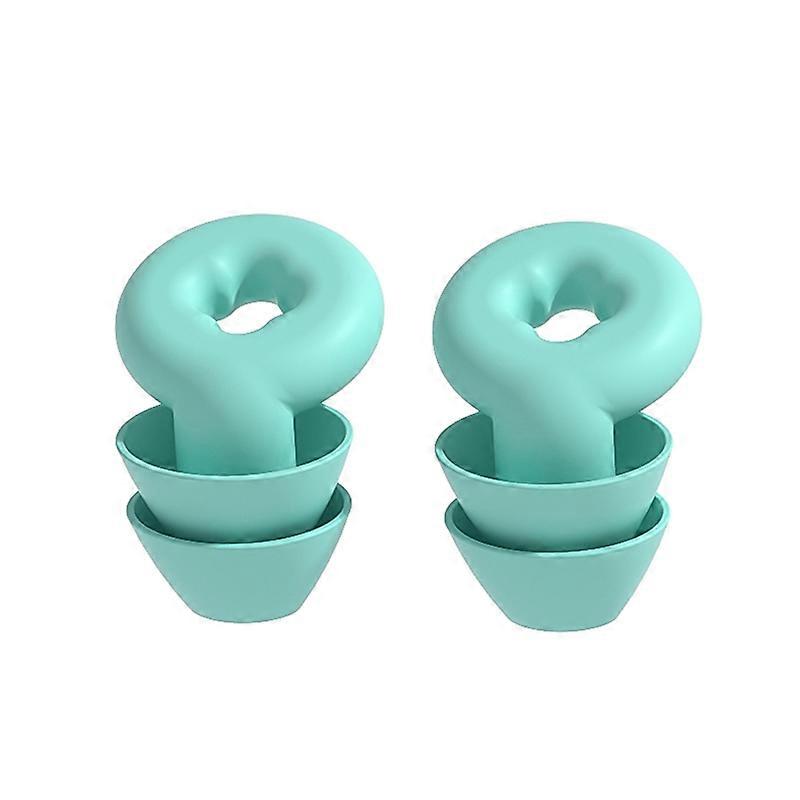 Soft Ear Plugs for Noise Reduction Waterproof Silicone Ear Plug Green