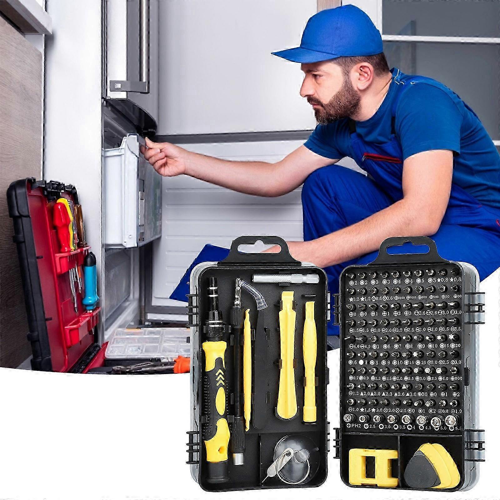 Multi-purpose Phone Disassembly Maintenance Screwdriver Screwdriver Tool 115 In One Carbon Steel Clock Mobile