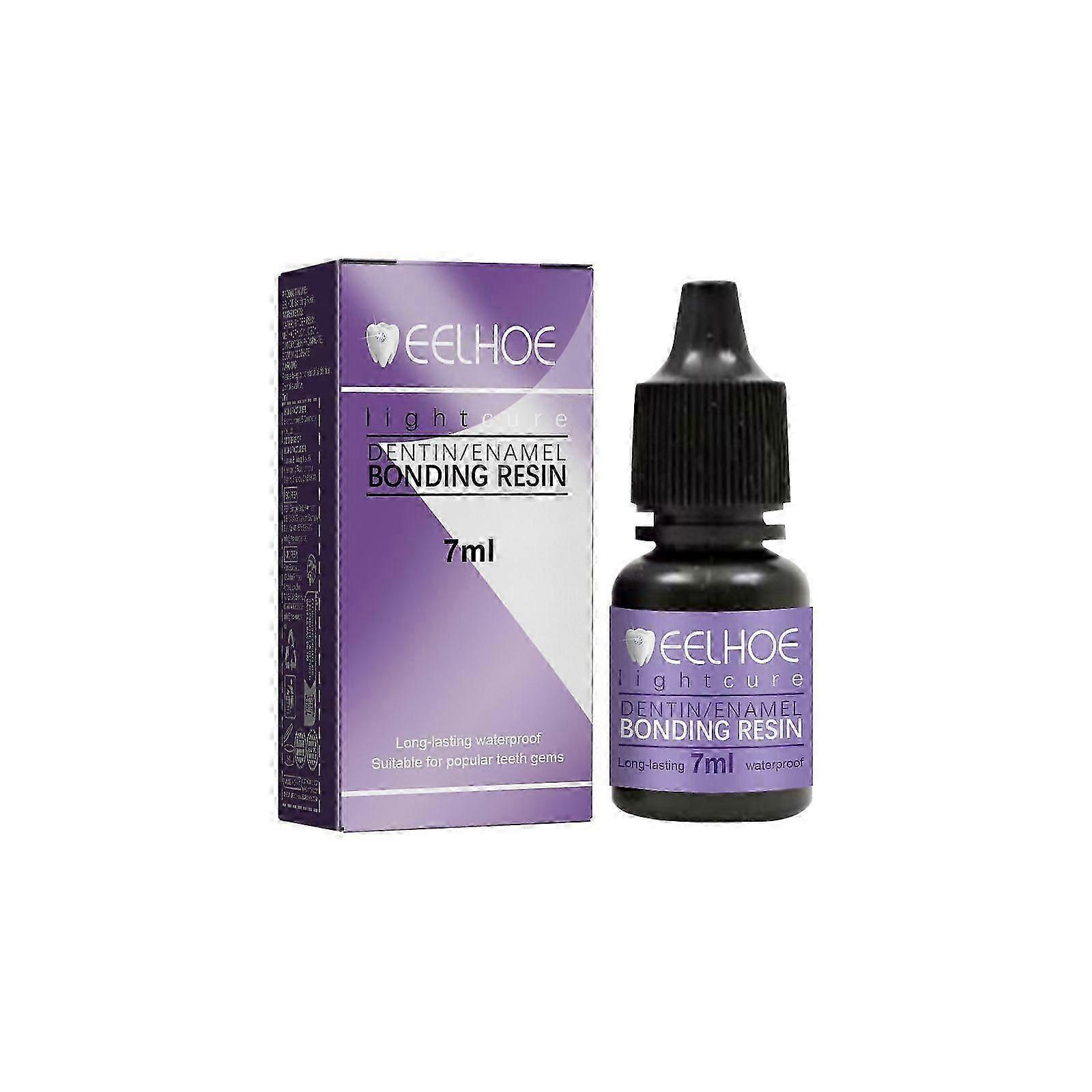 Eelhoe Teeth Gem Decorative Glue Teeth Diamond-Embedded Bright Crystal Gem Paste Self-Adhesive Glue Teeth Decorative Glue