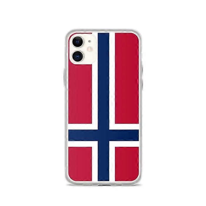 iPhone Case - Bouvet Island Flag - Official Model - Soft - Multicolor - Transparent TPU