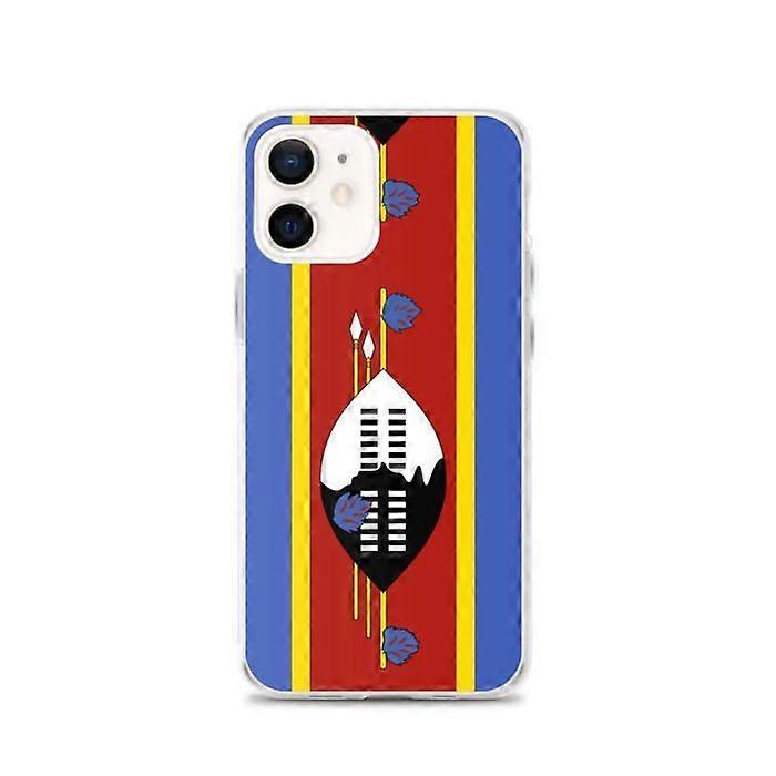 iPhone Case - PIXELFORMA - iPhone 12 - Eswatini Flag - Soft Silicone - Lightweight Design