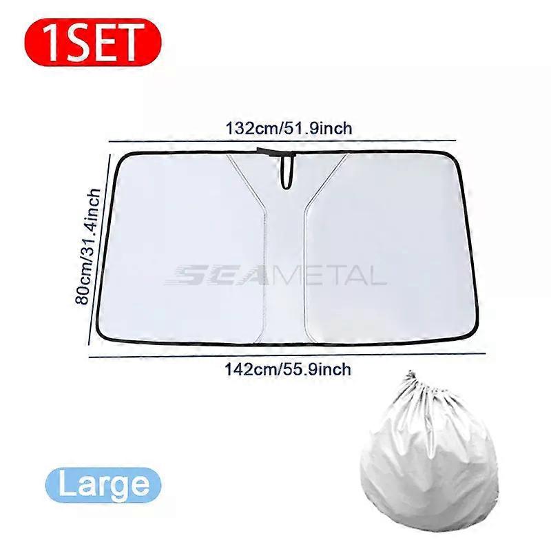 Car Windshield Sun Shade Foldable Front Window Sunshade Sun Protection Car Curtains Summer Cooling UV Refletive Cover