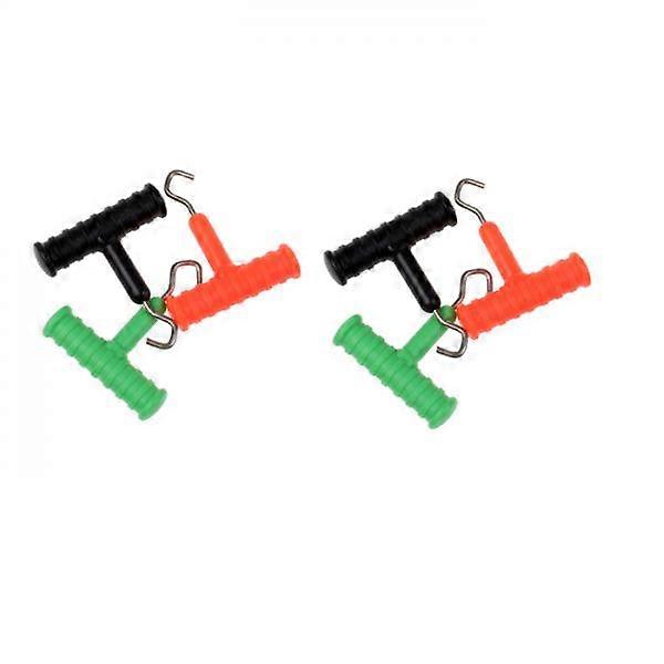 6Pcs Fishing Bait Rig Hook Knot Tool Knot Hook Puller Carp Terminal Tackle