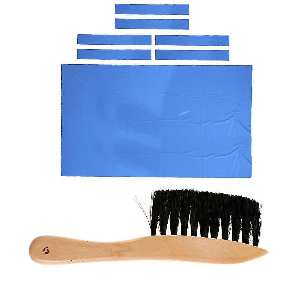 2.8 X1.53m Durable Billiards Pool Table Cloth And 6 Felt Strips for 9ft Snooker