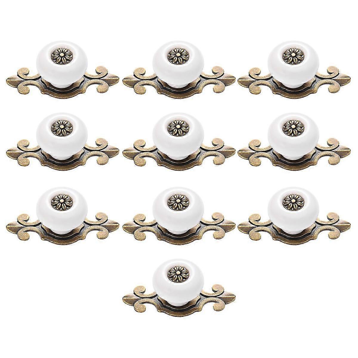 10 Piece Cabinet Knobs Vintage Dresser Knobs Antique Drawer Knobs Home Decor