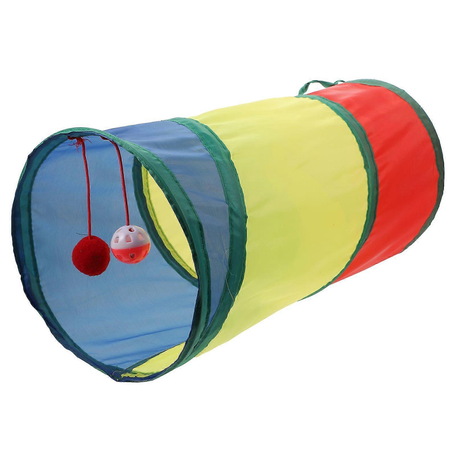 1Pc Pet Cat Tunnel Cat Rainbow Tunnel Interactive Cat Toy Pet Supplies