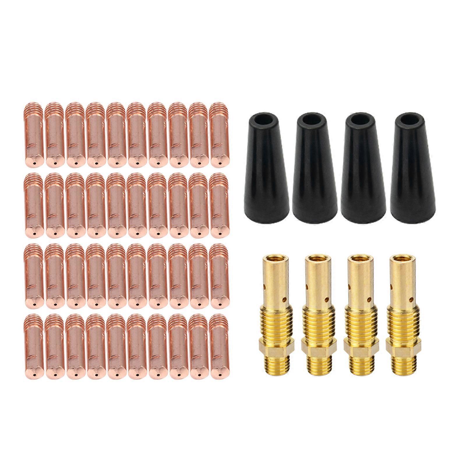 48pcs FluxCore Gasless Nozzle Tips Kit K3493-1, for Century FC90/80GL Forney Easy Welder Titanium