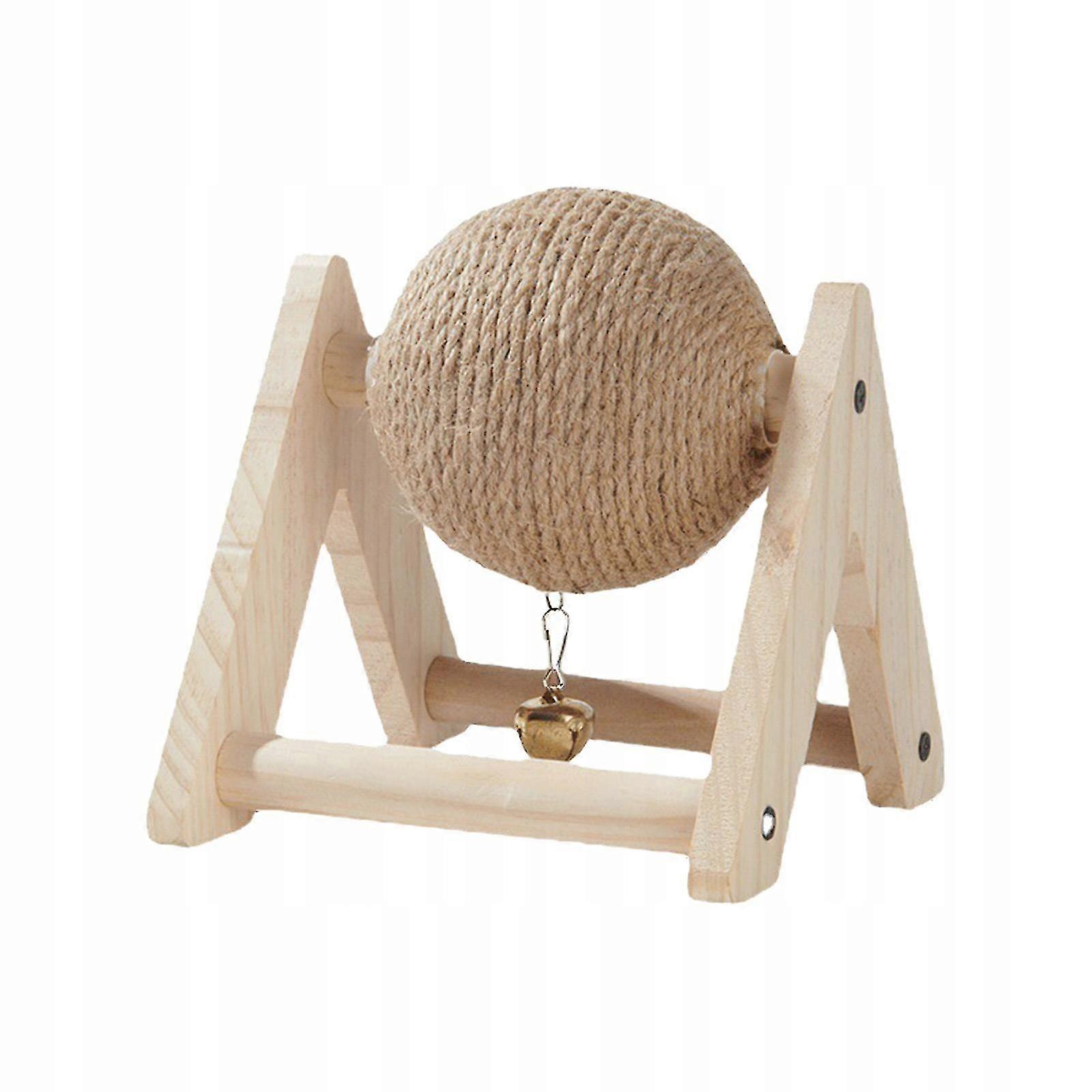 Rabbit Scratching Ball Rabbit Sisal Claw Ball Scratch Resistant Wooden 2025