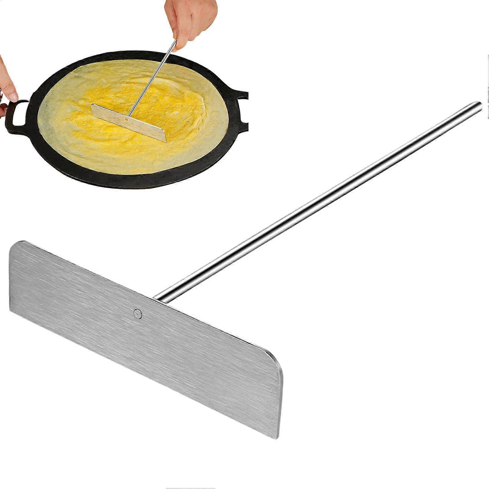 Grill Scraper and Pancake Turner, Stainless Steel, Safe, Efficient Flipper