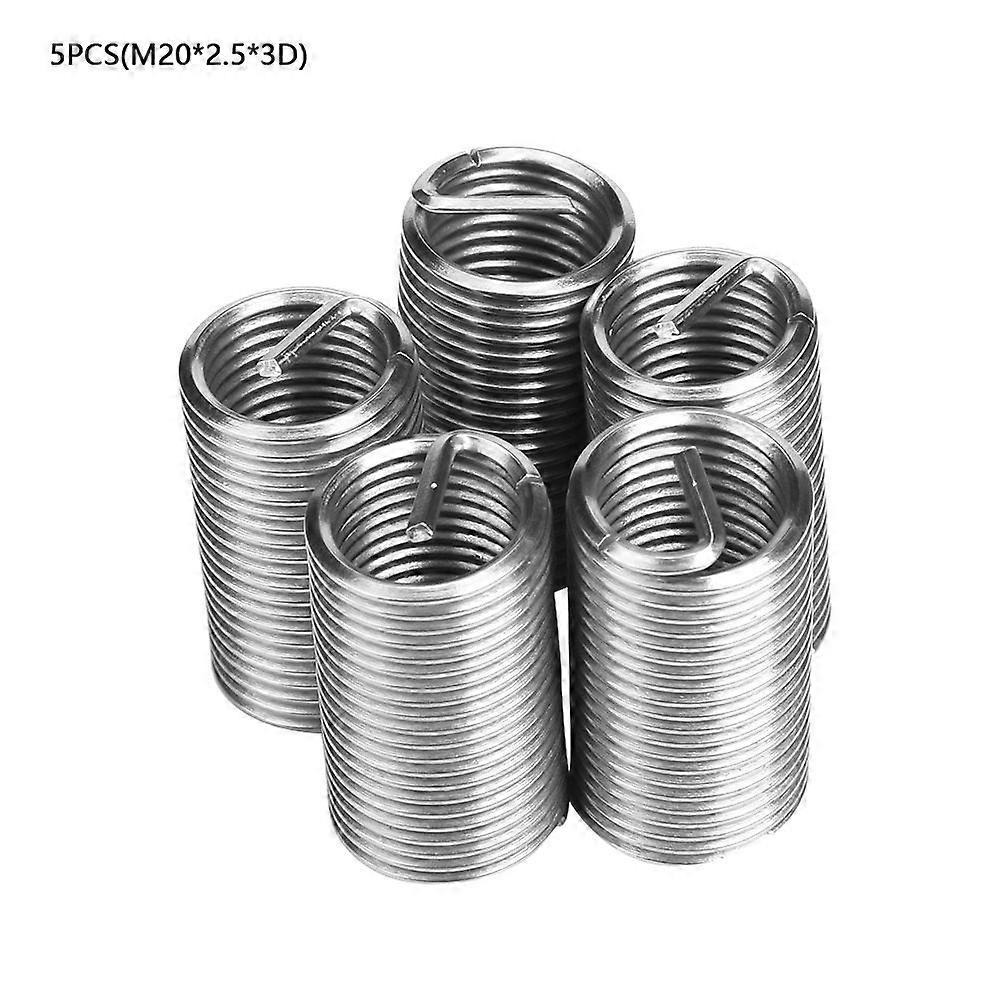 High quality  M20 series wire thread inserts (5pcs (M20*2.5*3D))