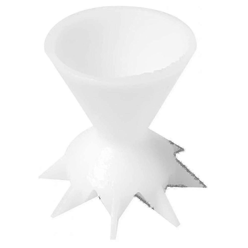 Acrylic Paint Pouring Split Cup with 7-leg Funnel Reusable Flower Pattern for Art