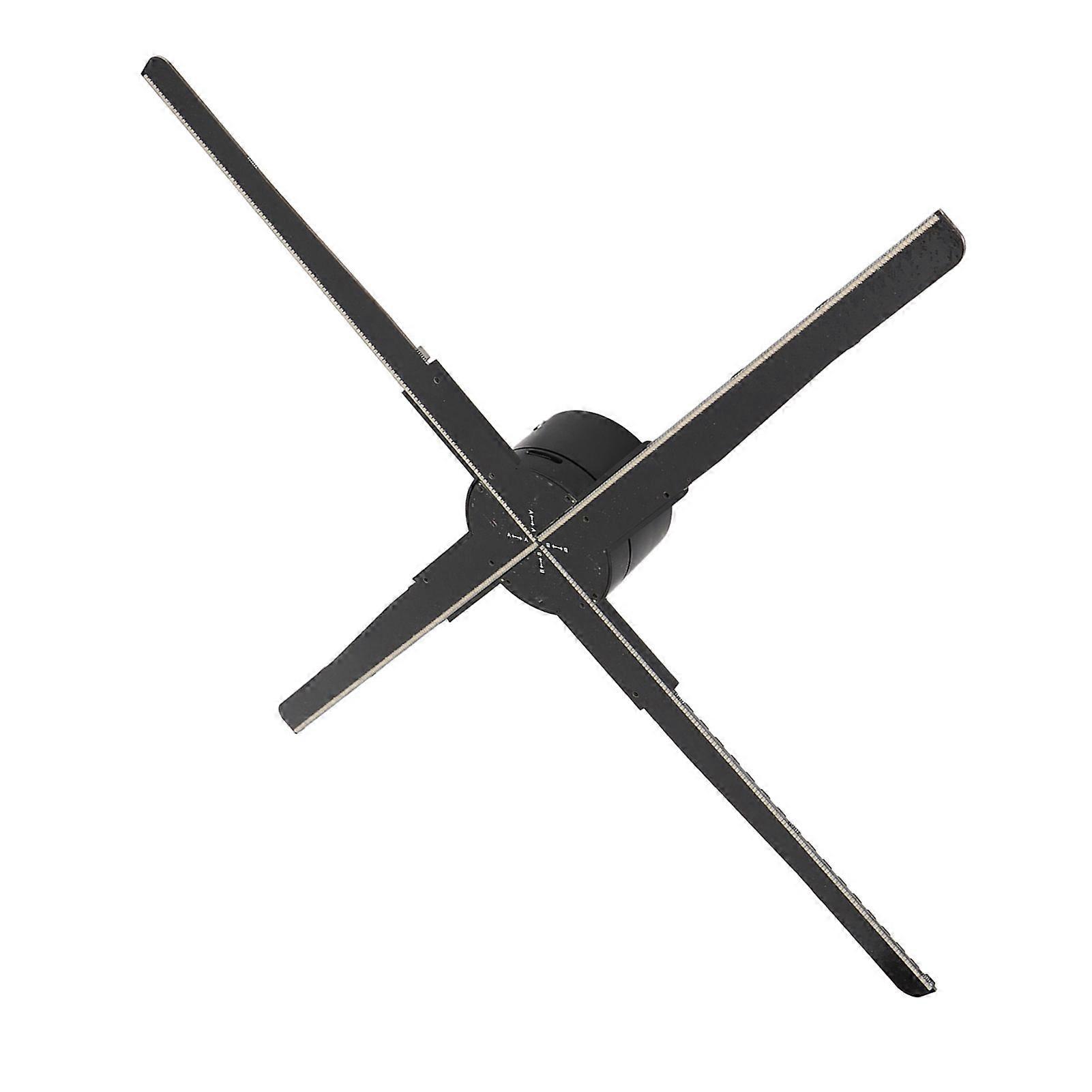 52cm Diameter G52 3D Holographic Fan Projector 552pcs LED Beads Hologram Display Fan for Business Store 100‑240VAU Plug 