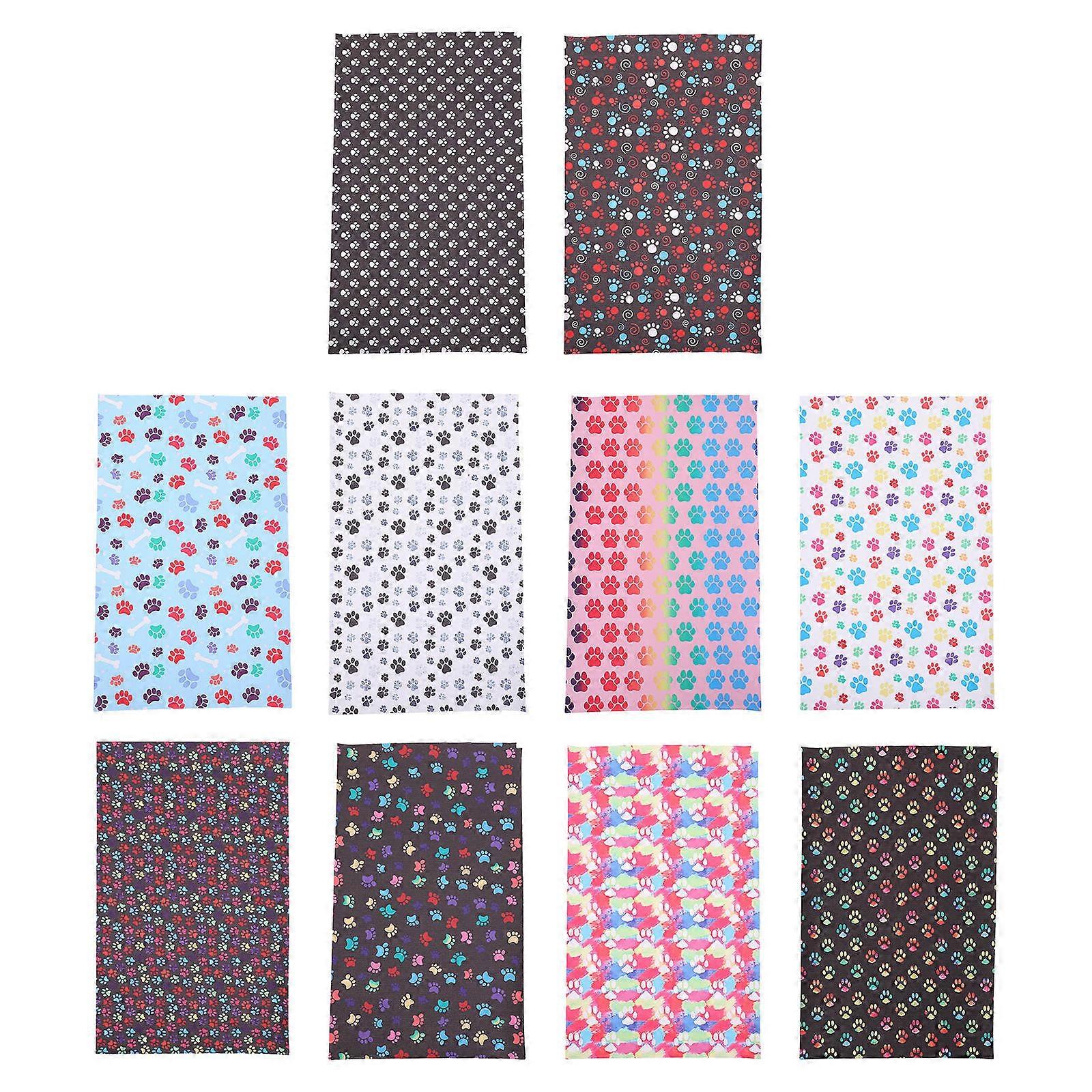 10 Sheets Funny Children DIY Folding Sheet Decoration Handmade Hard Papers