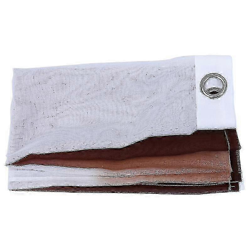 200X100cm Assorted Color 2 Window Screens Simple Solid Gradient Color Window Tulle Curtains Window S