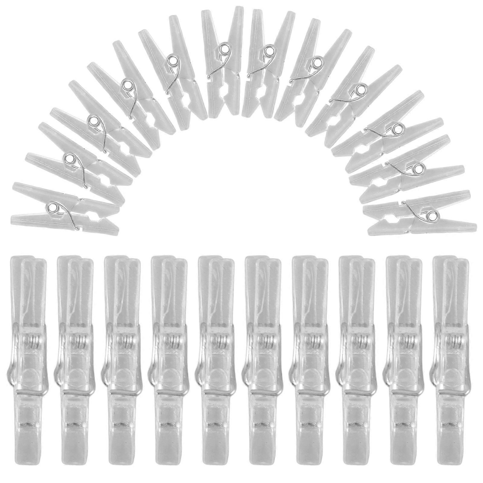 Everyday Clamping for Clothes and Decor, Strong Mini Clips