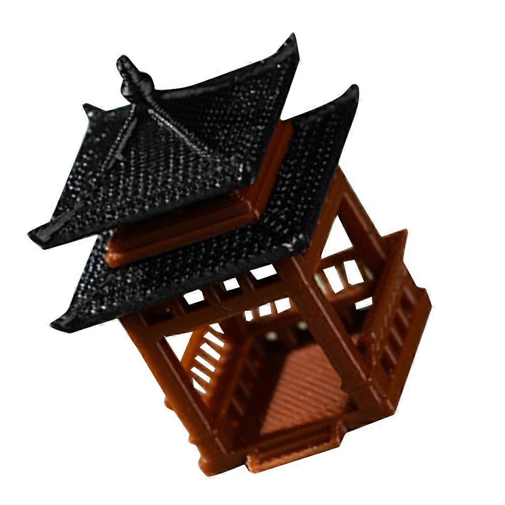 Design Element, Versatile Pavilion Figurine for Garden and Aquarium Settings