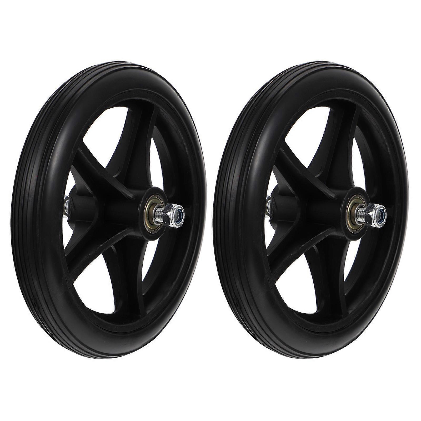 2pcs 7 Inch Office Chair Caster Wheels 360 Degree Replacement Wheels