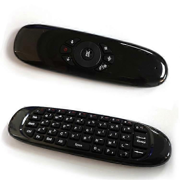 3 in 1 2.4GHz Wireless Air Mouse Full QWERTY Keyboard with TV Remote Control FunctionMultiColor SZRH