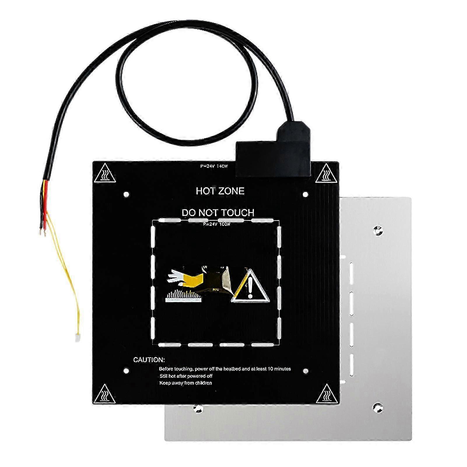 Heated Bed 3D Printer Replacement Compatible with Ender 3S1/Ender 3/ Ender 3 Pro/Ender 3 V2/Ender 3 V2 Neo 235x235mm Zonal Heating Switch 24V 140W / 2