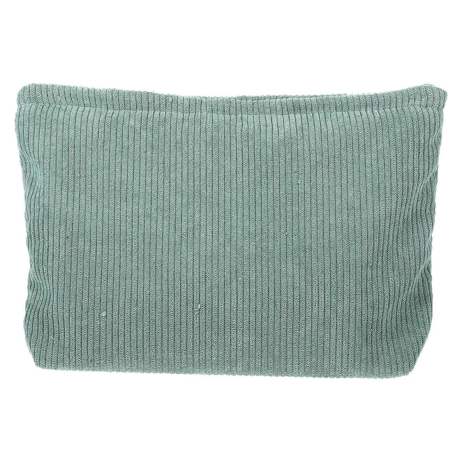 Cute Makeup Pouch Lipstick Storage Bag Daily Use Green Rectangular Fabric Storage 1Pack