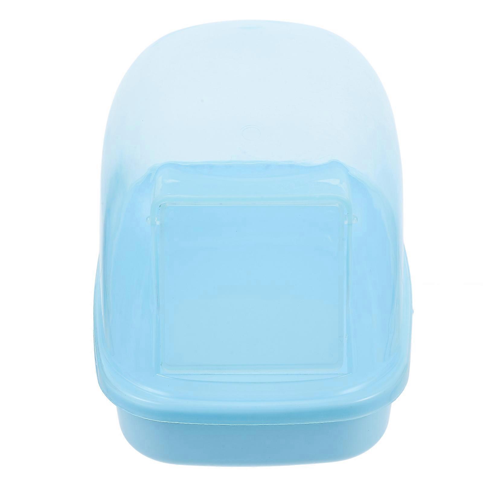 The **Hamster Sand Bath Container** is a specially designed enclosure that serves as a **sand bath or sauna room** for small pets such as **hamsters,