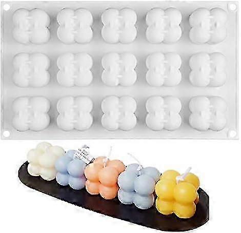 Moule en silicone pour bougie - 3D Mini Magic Bubble Cube Moule à Boule pour l’artisanat (savon résine chocolat)