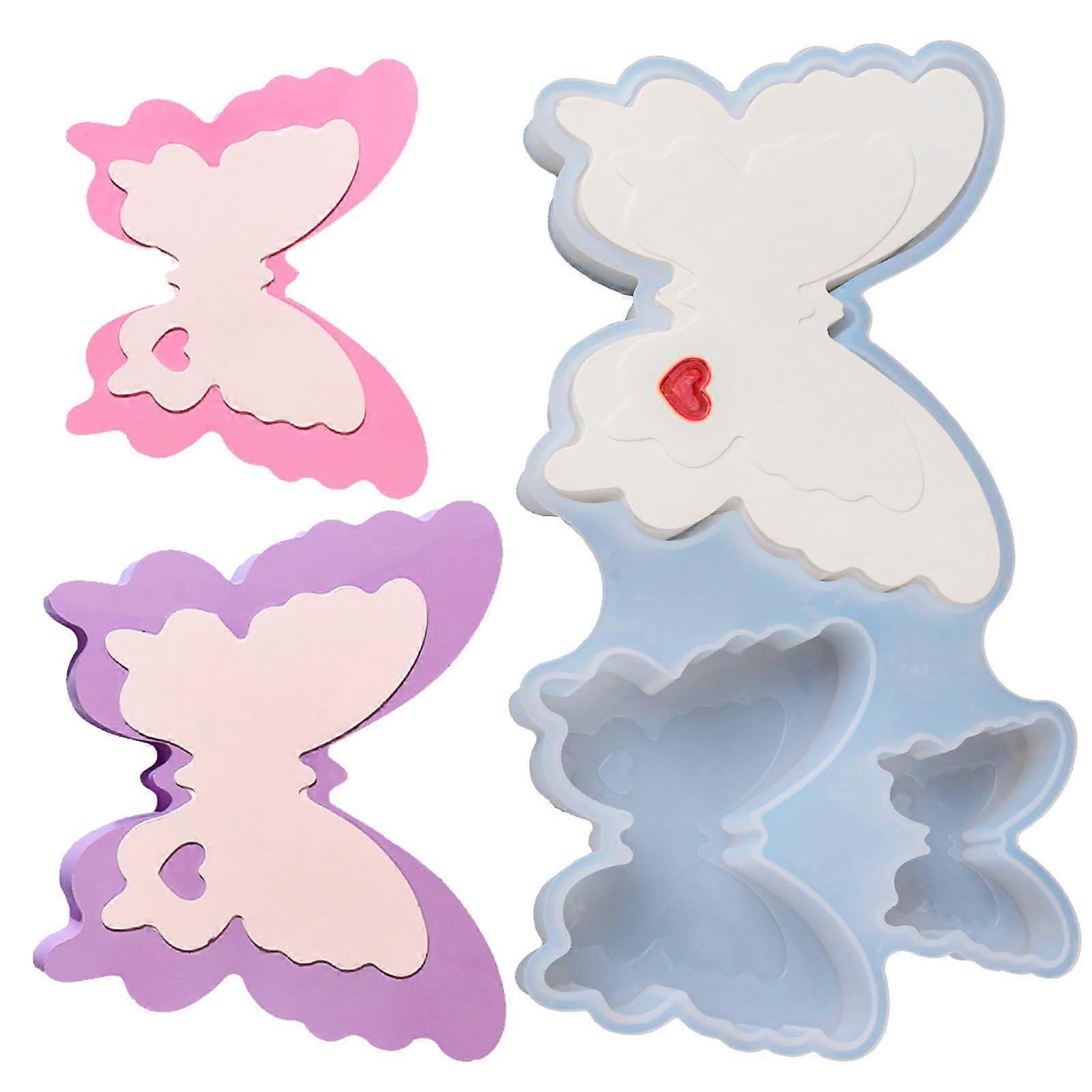 Liebesschmetterlingsformen Resin Casting Butterfly Shape Molds Plaster Form Kit