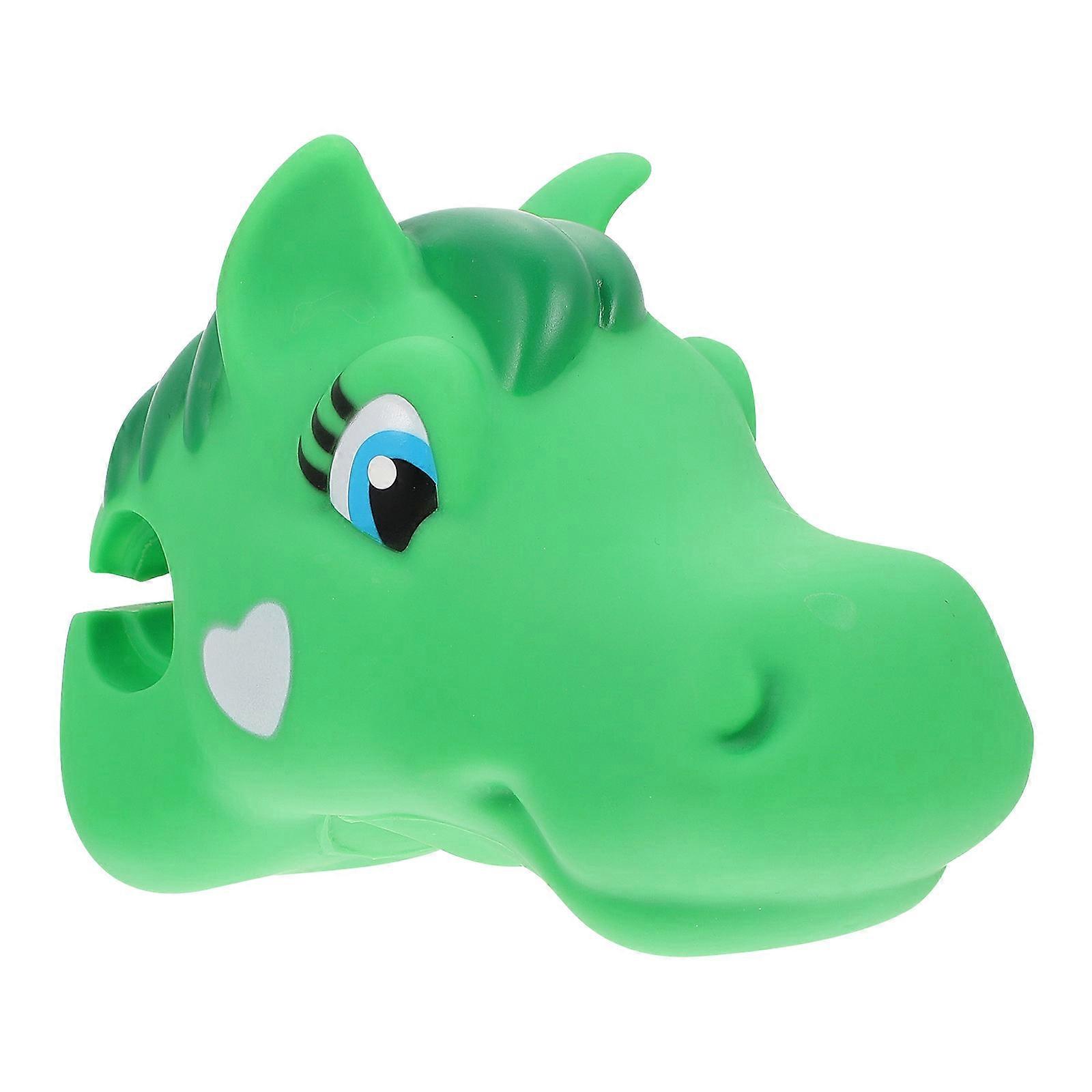 Niedliche Kopf-Lenkerverzierung für Fahrradroller-Dekoration – passt zu geformten Lenkern, geeignet für Kinderfahrräder und Dreiräder, einfach zu installieren,