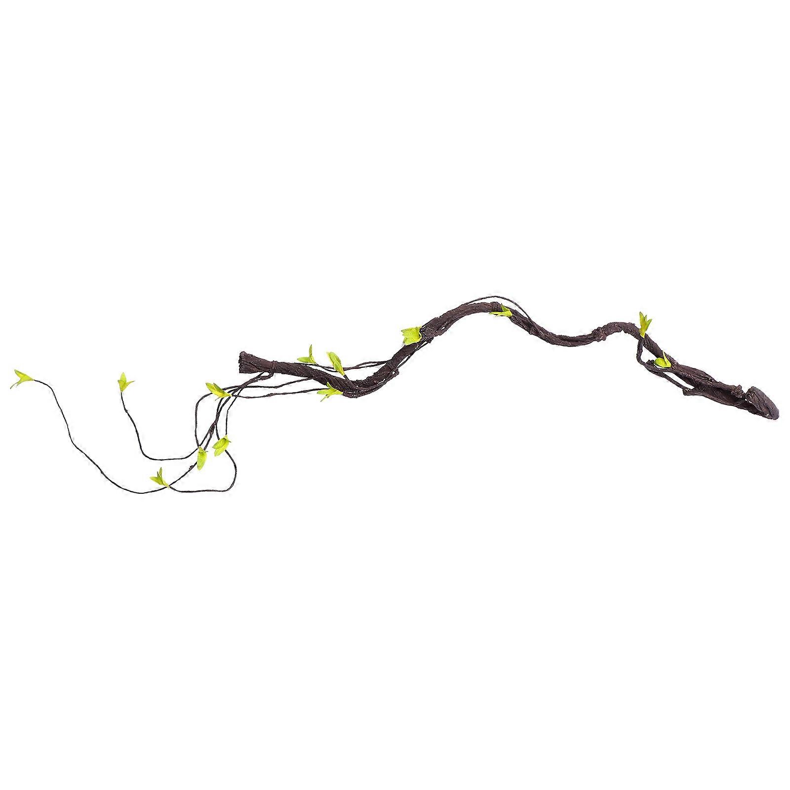 Simulation Rattan Artificial Plant Vine Reptile Accessories Climbing Support 1Set