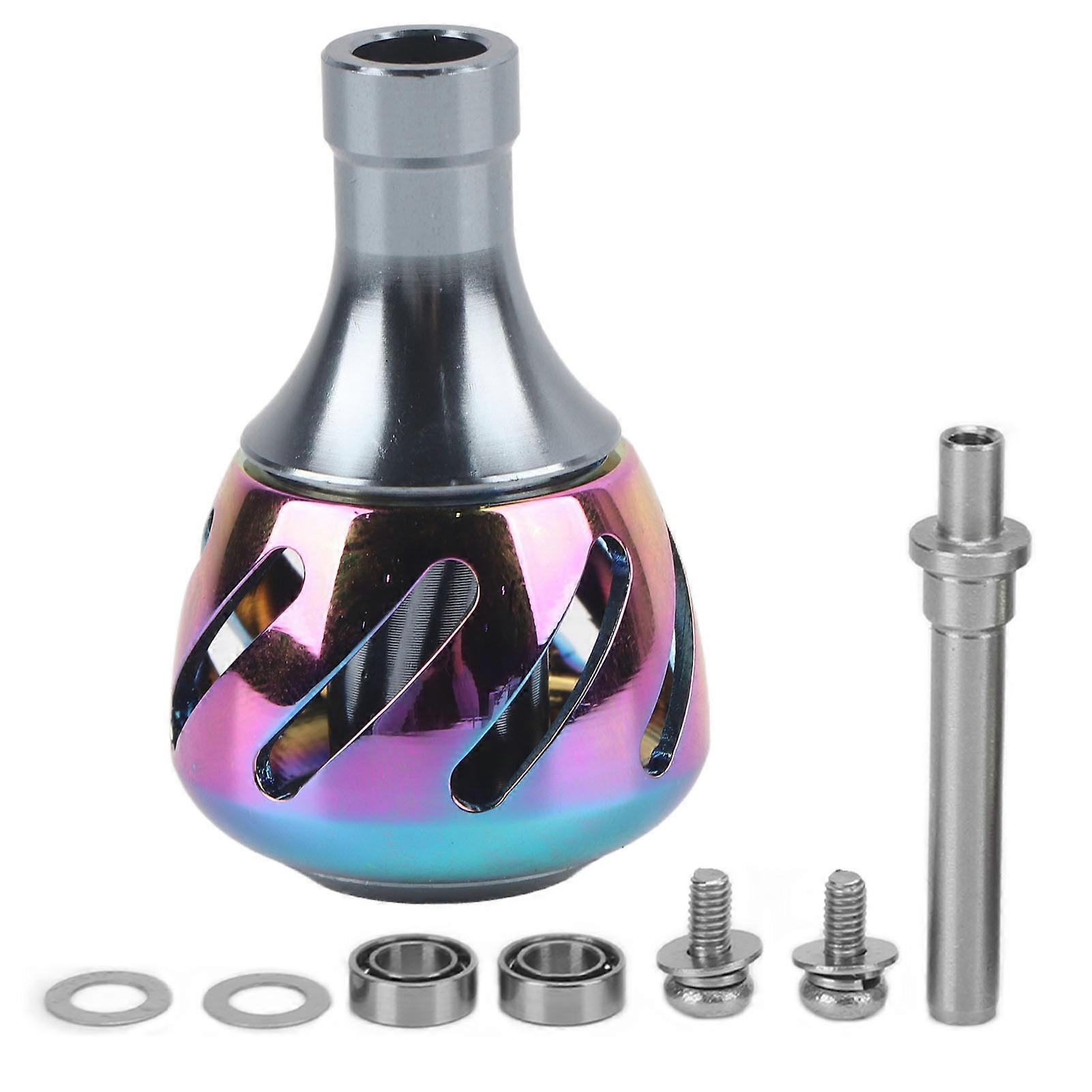 Fishing Power Knob Reel Handle All Metal Colorful Replacement Fishing Accessories