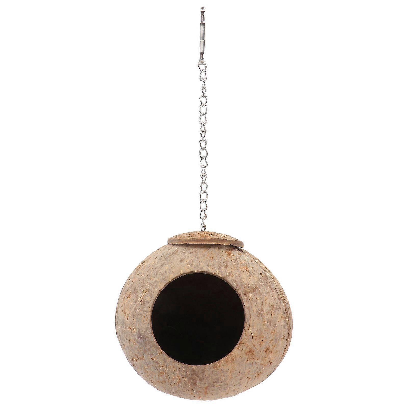 Bird Nest Coconut Shell Nest For Parakeets Budgerigar And Small Pet for Outdoor