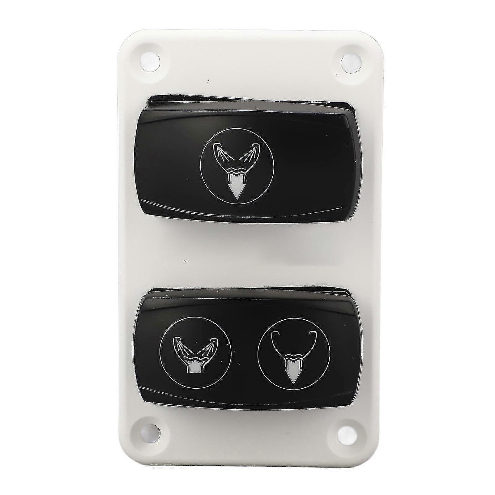 Dc12 24v Marine Toilet Control Panel Switch 3 Way Fast Response Rv Toilet Rocker Switch For Boats Yachts SZRH A-C