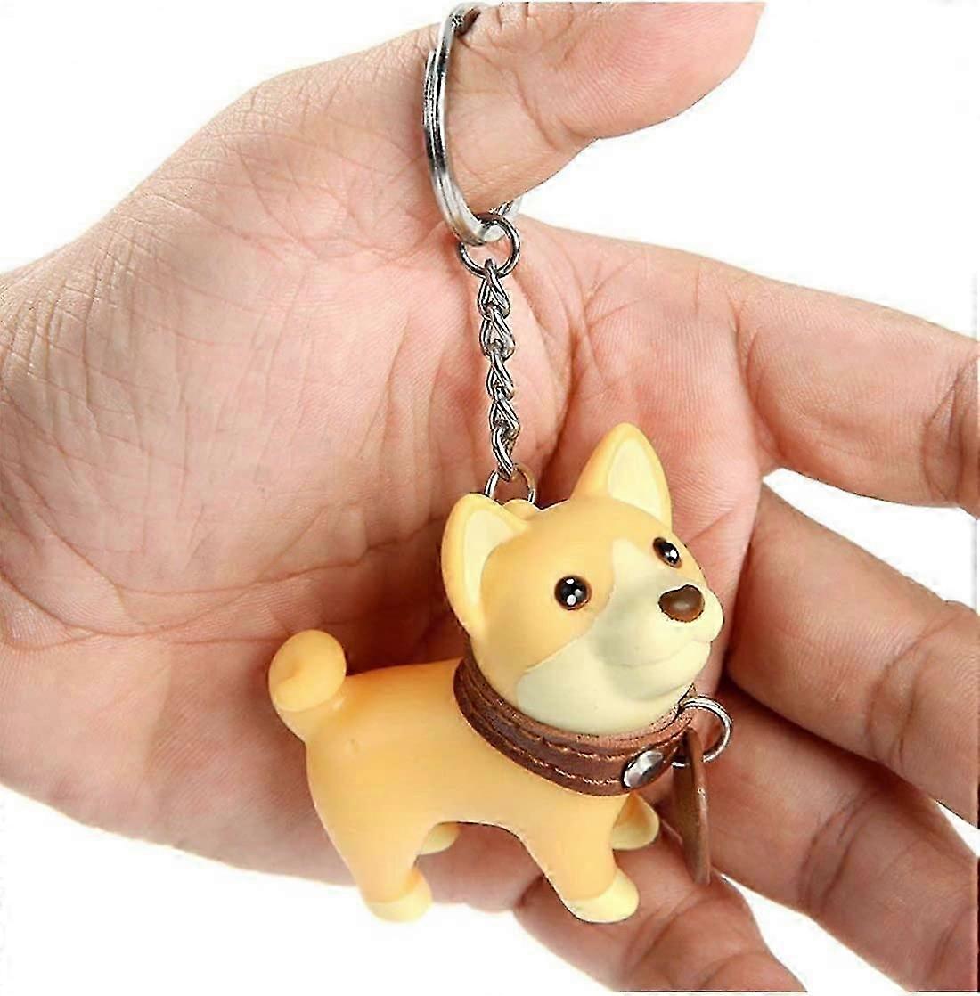 Dog Keychain Pendant, Shiba Inu Keychain Cute Keychain Car Keychain Suitable for Adults