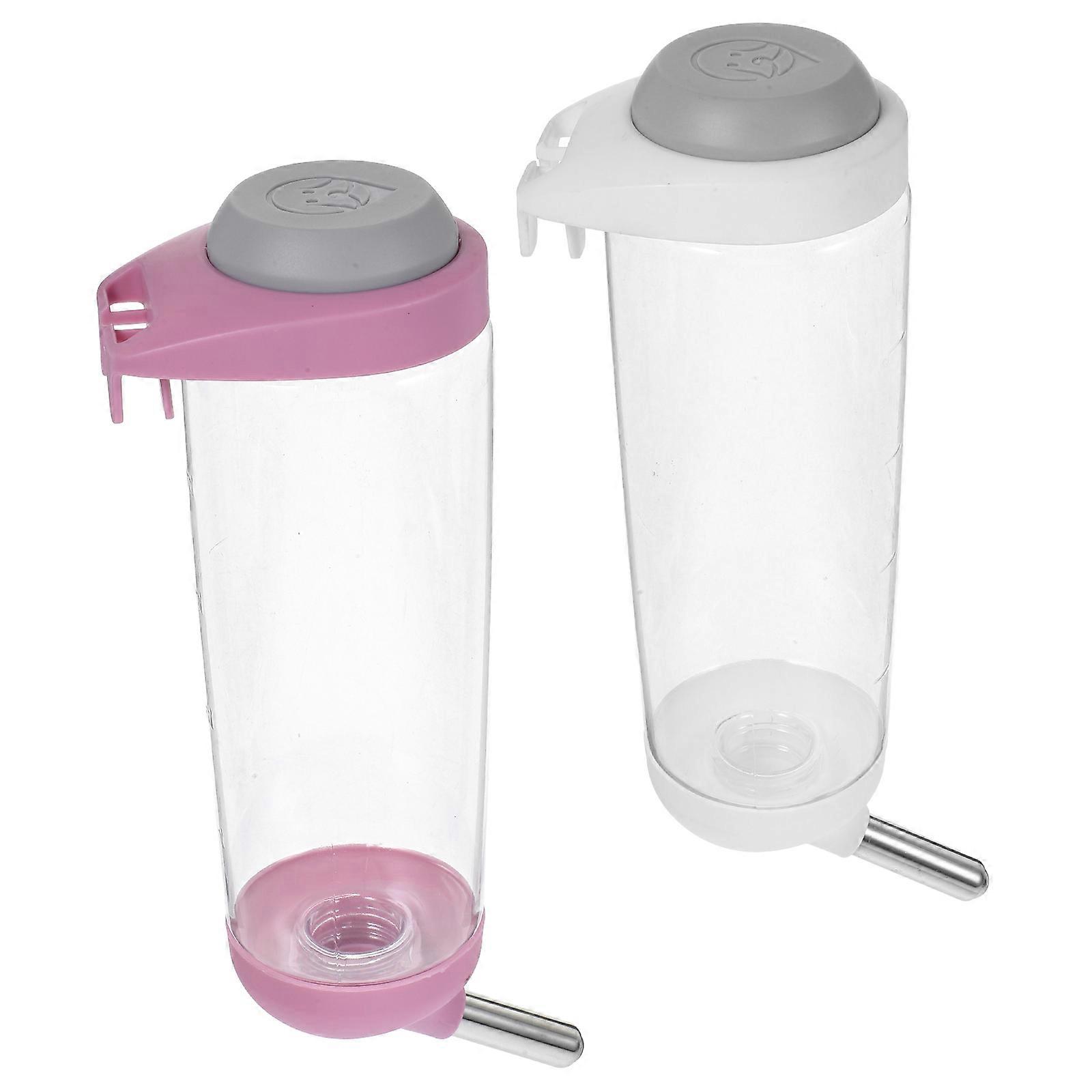 Automatic Pet Water Feeder Hanging Bottle Dispenser for Cats, Dogs & Small Animals, Pressure Resistant & Easy to Clean for Cage Use
