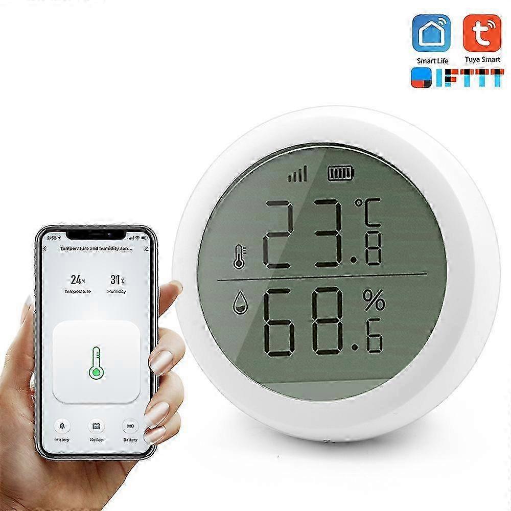 Mini Digital Hygrometer Thermometer with High Accuracy Temperature and Humidity Sensor, Bluetooth Data Storage for Home and Bedroom