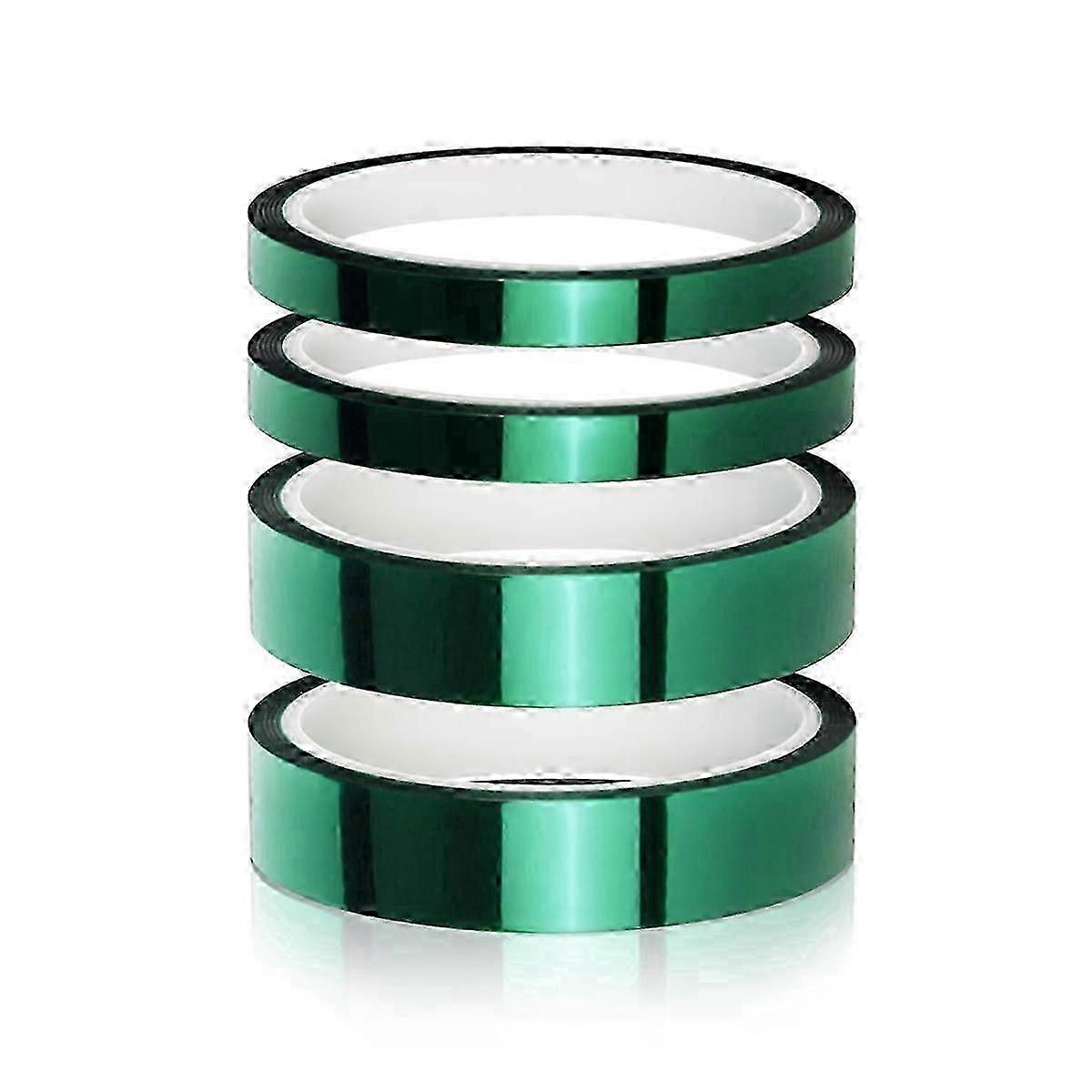 Thermal Tape, 4 Rolls of High Temperature Tape for Sublimation, PCB Circuit Board, Soldering