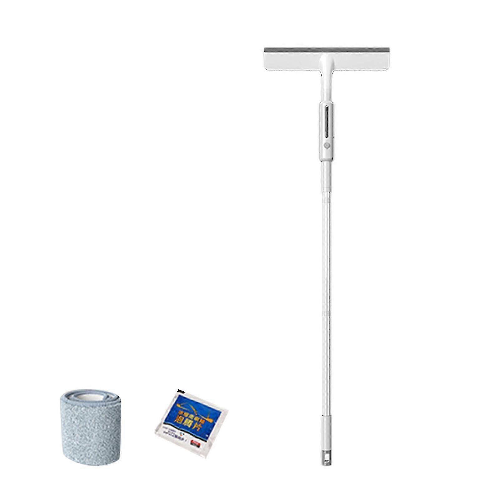 Window Cleaning Squeegee with 30cm Panel, 1 Cloth and 1 Cleaning Pad