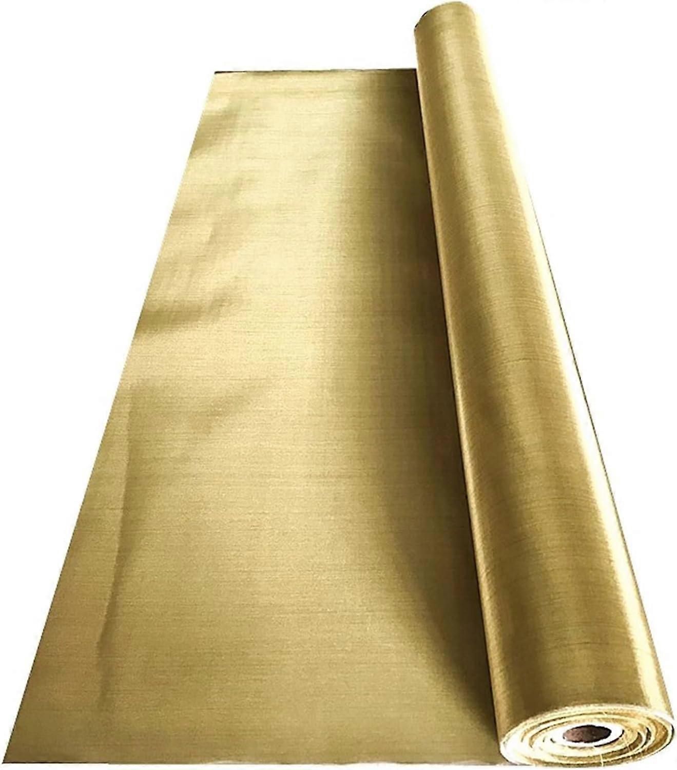 HSF Copper Braid, Gauze Mesh, Radiation Protection, Copper Wire Mesh (Brass 100mesh, 1x1m)