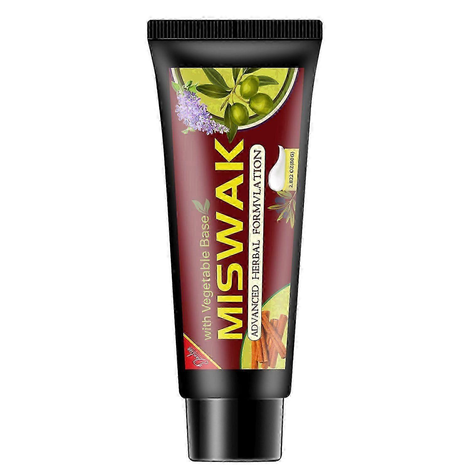 Herbal Miswak Toothpaste | Fluoride-Free Formula | Natural Toothpaste with Miswak Essence for Oral & Gum Health | Your Ultimate Whitening Toothpaste