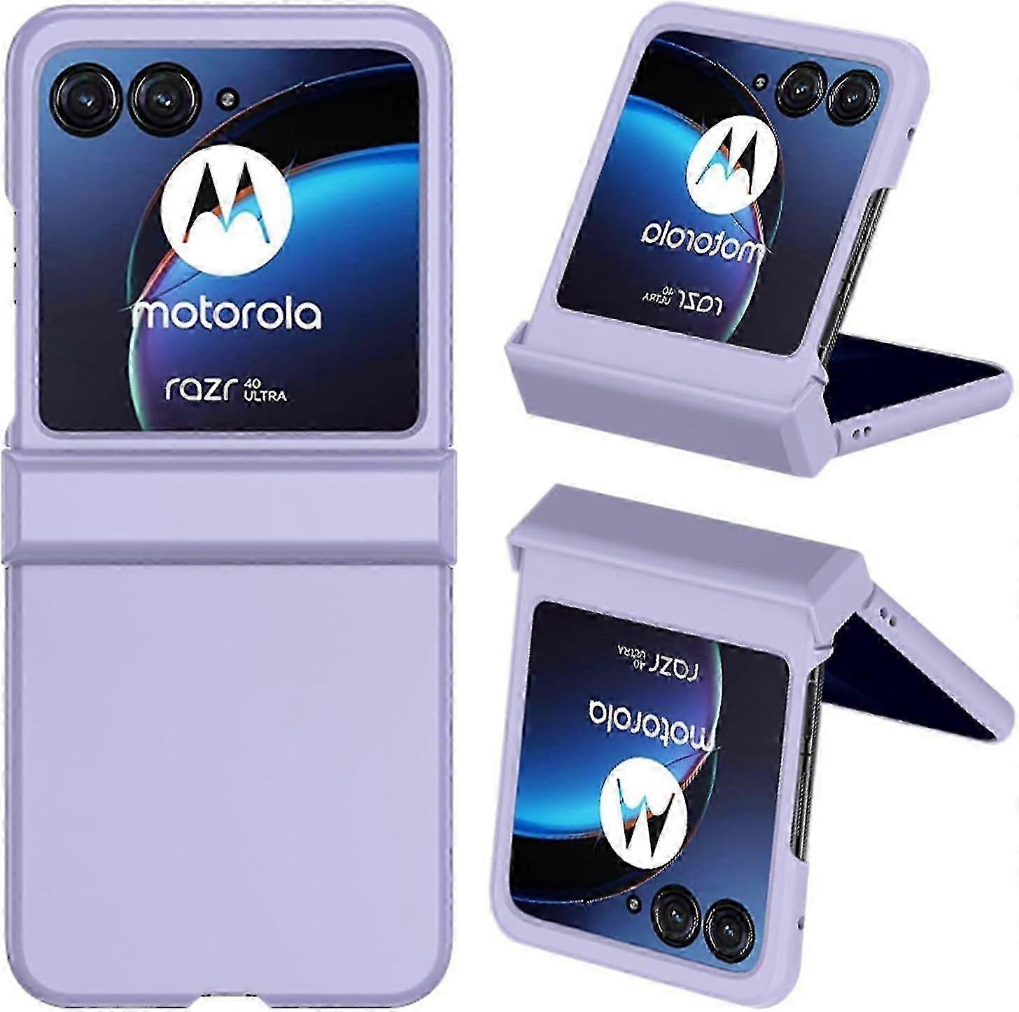 Compatible Flip Case for Motorola Razr 40 Ultra Case with Hinge Protector, for Motorola Razr 40 Ultra Hard PC Thin Shockproof Case