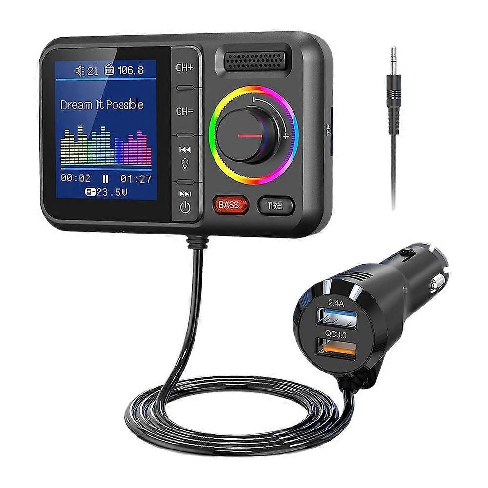Auto Fm Wireless Bluetooth Transmitter Mp3 Player USB Adapter Tool
