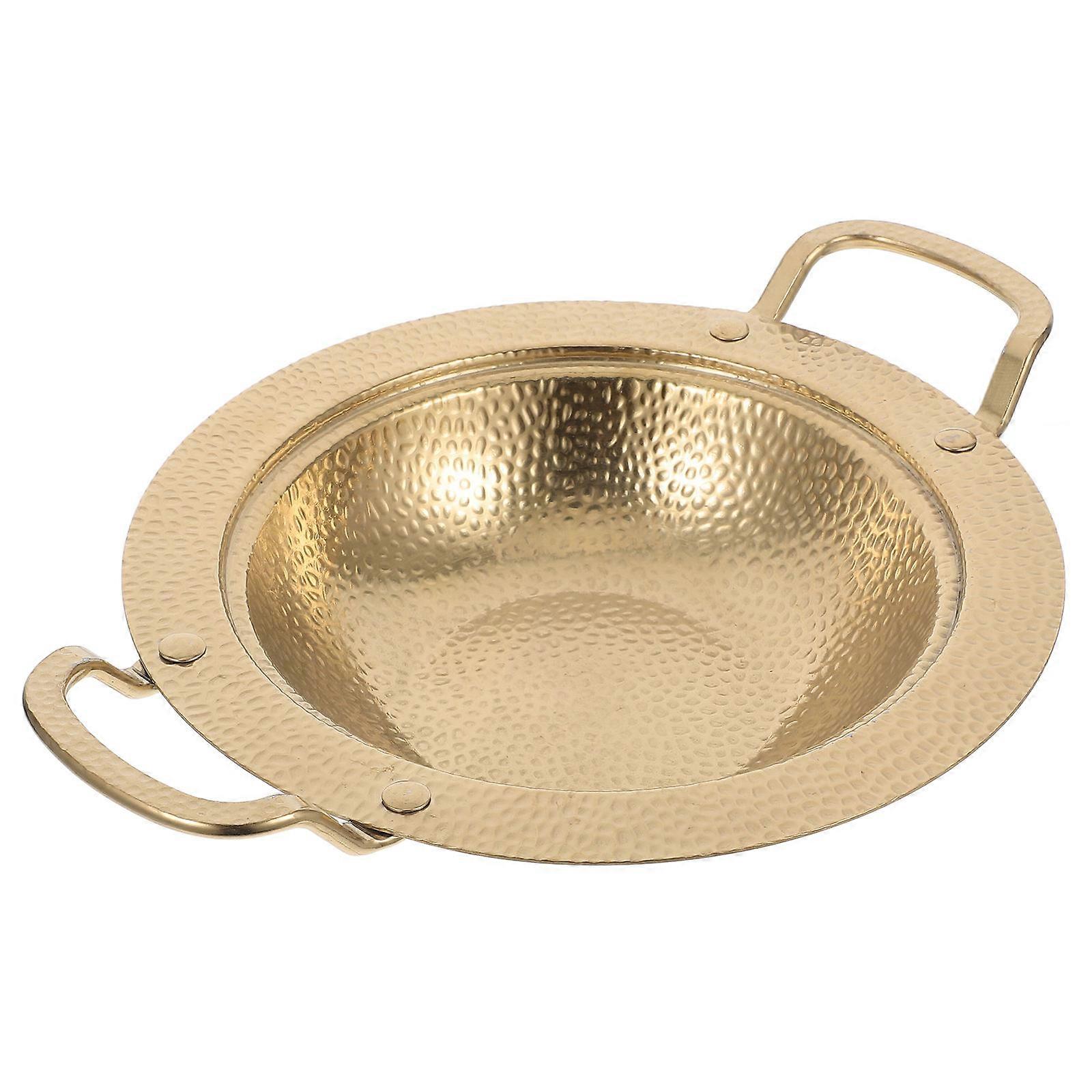 طبخ وعاء ساخن غير لاصق ووك مع مقابض مزدوجة أدوات المطبخ الفولاذ المقاوم للصدأ 1 مجموعة