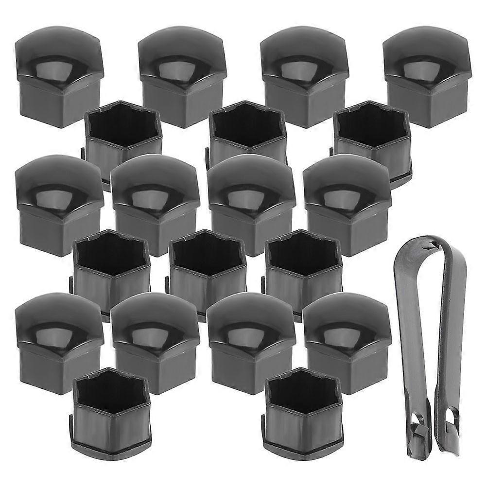 40pcs Durable Tire Bolt Caps Wheel Nut Covers for Cars Lightweight Easy Installation Protects Lug Nuts Includes Removal Tool